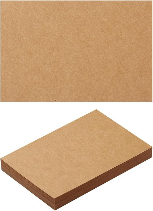 50 Sheets Blank Cardstock Paper 250 GSM Thick Heavy Cards Stock for DIY Art Projects, Card Making, Postcards, Greeting Cards, Birthday Party, Wedding Invitation (Brown, 4x6 inches)