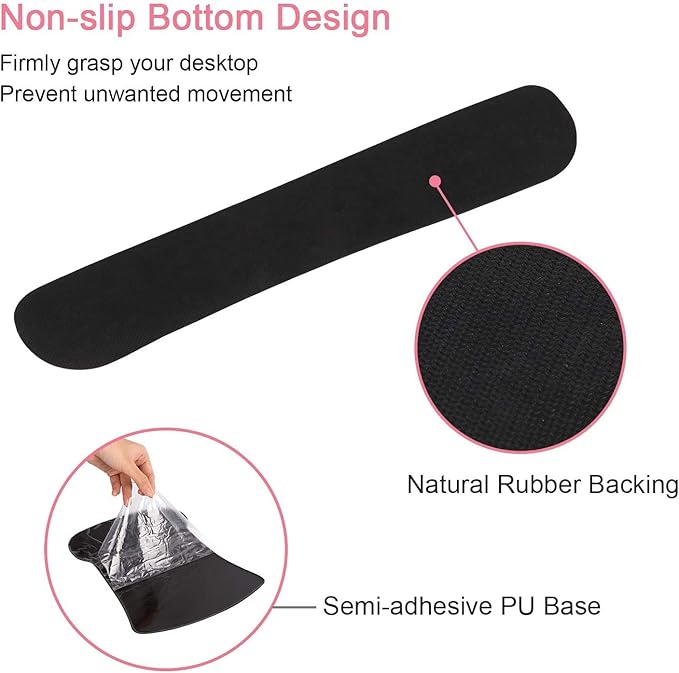 iCasso Keyboard Wrist Rest and Mouse Wrist Rest Pad, Made of Memory Foam, Ergonomic Support, Easy Typing and Relieve Wrist Pain, Perfect for Gaming, Office (Green Cactus)