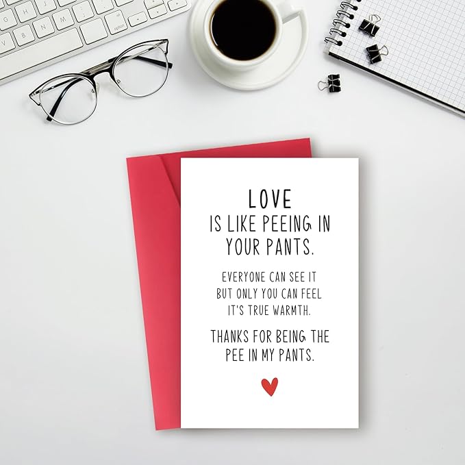 Funny Anniversary Card & Gifts For Men Women,Sweet Anniversary Cards For Husband Wife Girlfriend Boyfriend,Cute Anniversary Card For Him Her