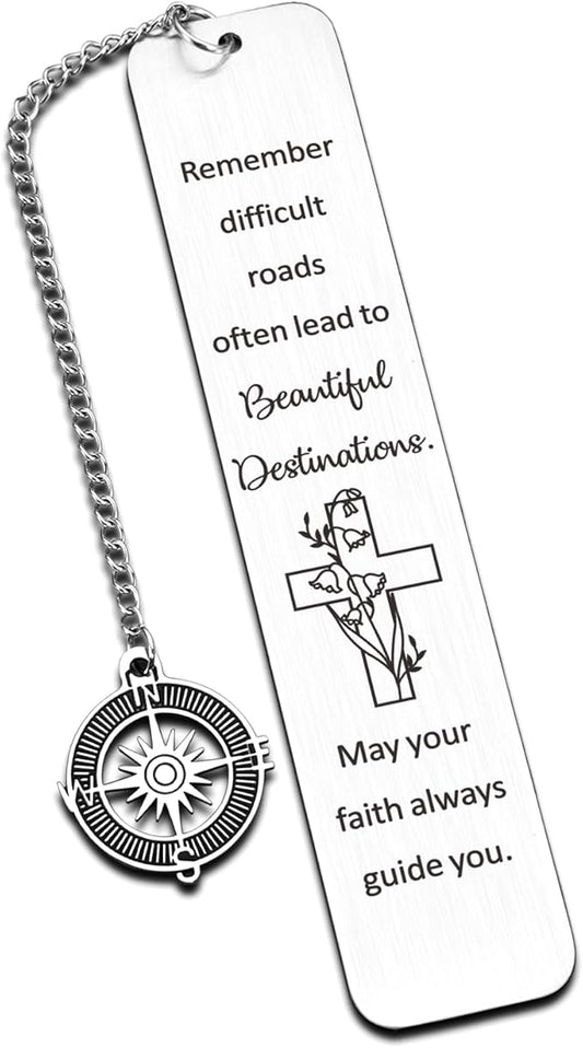 Christening Gifts for Women Baptism Gifts Church Bookmark Catholic Grauduation Christmas Gifts for Him Her Birthday Gifts for Boys Girls