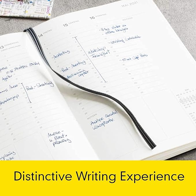 LEUCHTTURM1917 - Drehgriffel Writing Pen (Lemon) - Ballpoint Pen with Royal Blue Ink Included