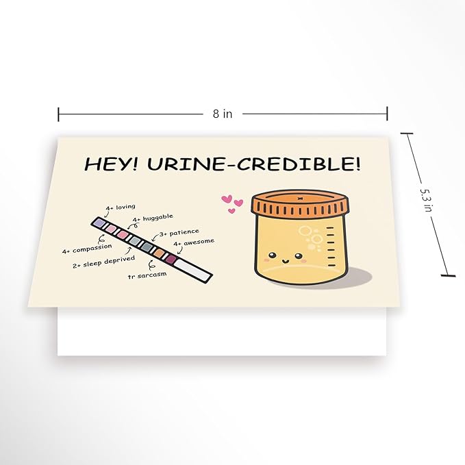 OJsensai Funny Thank You Card for Nurse Doctor, Nurse Preceptor Gifts, Healthcare Worker Appreciation Card, Urology Gifts