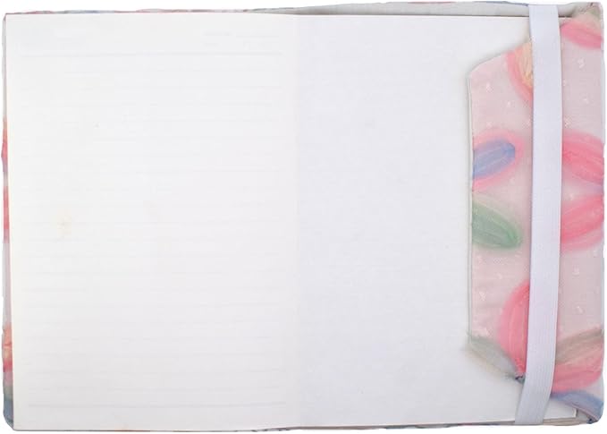 BLBMH Book Covers for Paperbacks Fit for 5.5x8.4 inch Adjustable Book Sleeve Cover for A5 Books Soft Cloth Protector for Notebook Journal - Flower