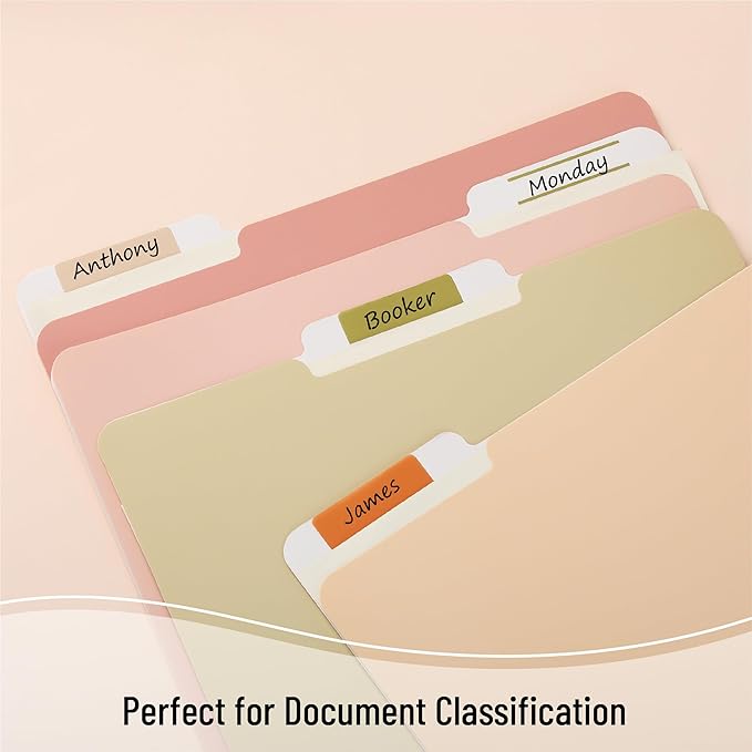 Mr. Pen- Sticky Index Tabs, 500 Pcs, 21 Sets, Colorful Sticky Tabs for Notebooks, Page Markers, Page Tabs for Binders, Page Tabs Sticky Tabs for Books, Notebook Tabs, Book Sticky Tabs for Notebooks