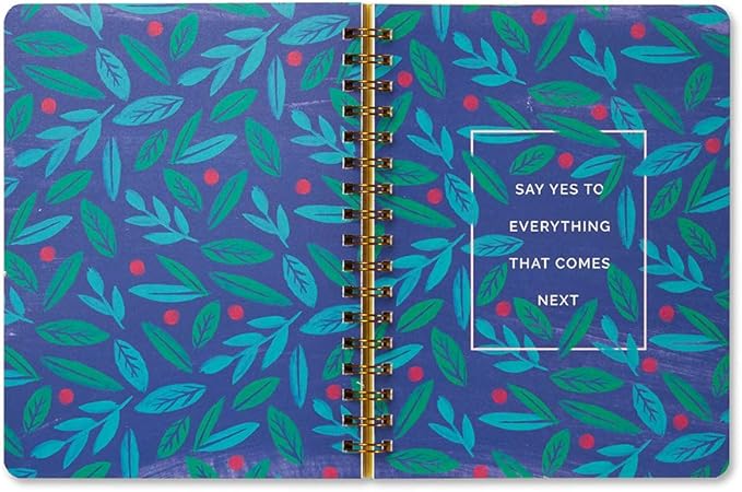 Compendium Spiral Notebook - Oh, Happy Day — A Designer Spiral Notebook with 192 Lined Pages, College Ruled, 7.5”W x 9.25”H