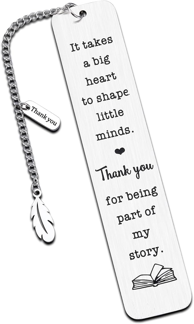 Teacher Appreciation Gifts for Women Men Teacher Bookmark Teachers Day Thank You Gifts for Teacher Graduation Thanksgiving Christmas Birthday Teacher Gifts for Women