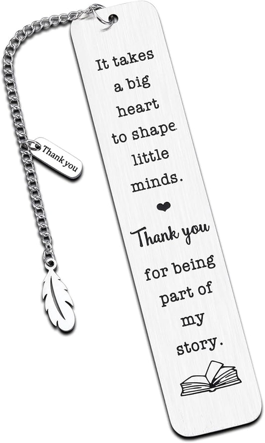 Teacher Appreciation Gifts for Women Men Teacher Bookmark Teachers Day Thank You Gifts for Teacher Graduation Thanksgiving Christmas Birthday Teacher Gifts for Women