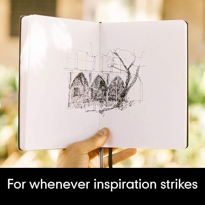 LEUCHTTURM1917 - Drehgriffel Writing Pen (Black) - Ballpoint Pen with Royal Blue Ink Included