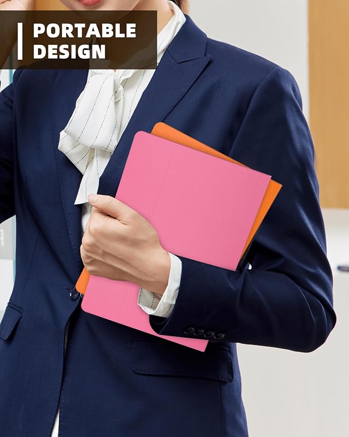 Small Dry Erase Board with Stand for Desk, Portable Reusable Desktop Notepad, 9.5 * 6.6in Memo White Board,Office Home Supplies Desk Accessories MH770 (Black)