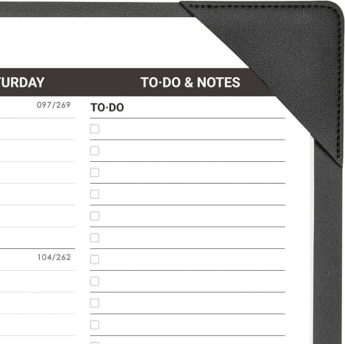 Nekmit Large Desk Calendar 2025 with Desk Protecting Pad, Runs From January 2025 - December 2025, Office Supplies 21" x 16 1/2" Desktop Calendar for Life Planning or Organizing