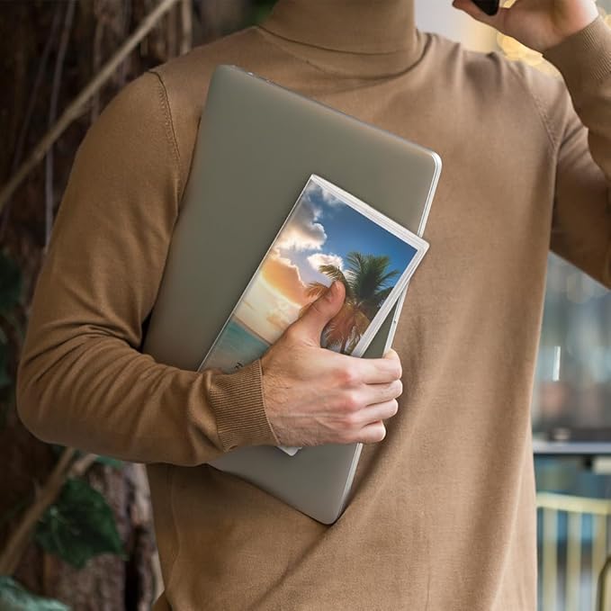 Pocket Calendar 2025-2026, Purse Monthly Planner - 3.7" x 6.7" - Runs from January 2025 Until December 2026, 2025 Pocket Calendar with Beach PVC Cover for Office