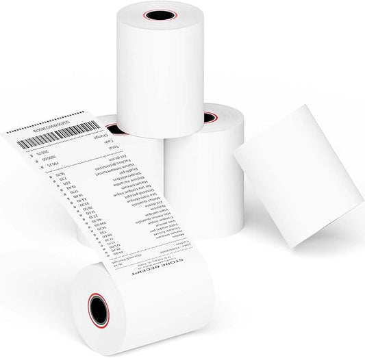 2 1/4''x 85' Thermal Paper Rolls, POS Receipt Paper, Cash Register Paper (200 Rolls)