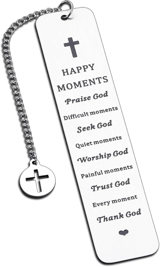 Baptism Gifts for Women Men Confirmation Gifts First Communion Gifts Christian Bookmarks for Women Men Christmas Graduation Gift for Her Him Confirmation Gifts for Teen Boys Girls Religious for Women