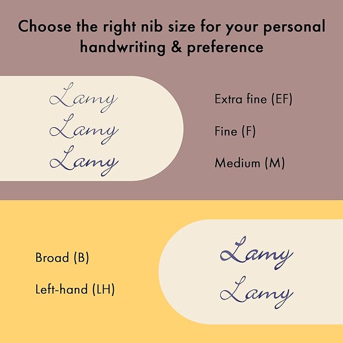 LAMY safari red - Fountain Pen with ergonomic grip & polished Left-Handed steel nib (LH) in size M - ideal for any Writing & Calligraphy - including LAMY T 10 blue cartridge