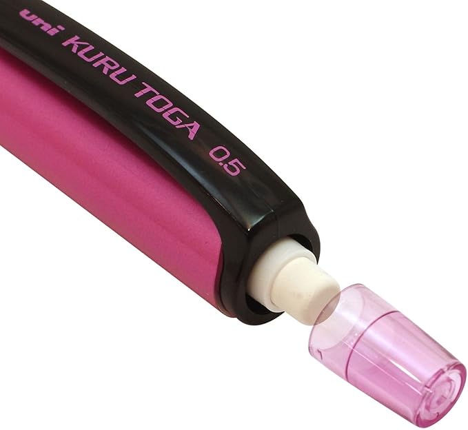 Uni Mechanical Pencil Kurutoga Pipe Slide Model 0.5mm, Pink Body (M54521P.13)