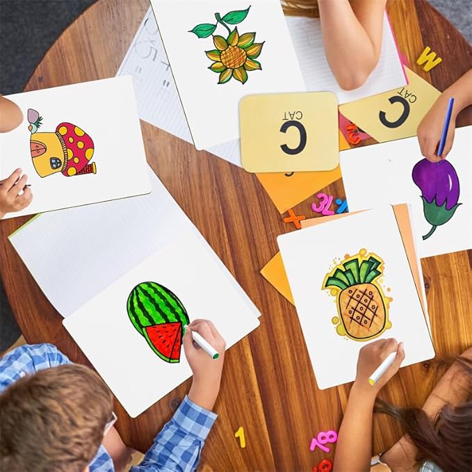 Dry Erase Boards for Classroom | 9x12 Inches, Double-Sided, Student Dry Erase Board for School and Home Learning | Personal Small White Board for Lap, Desk, Office, Kitchen | Pack of 12