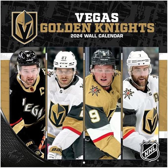 TURNER SPORTS Vegas Golden Knights 2024 Mini Wall Calendar (24998040623)