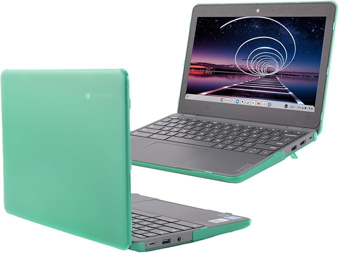 mCover Hard Case ONLY Compatible for 2024~2025 11.6" Lenovo 100E Chromebook Gen 4 (with Intel CPU and Model# 83G*) Laptop Computer (NOT Fitting Any Other Lenovo Models) - Green