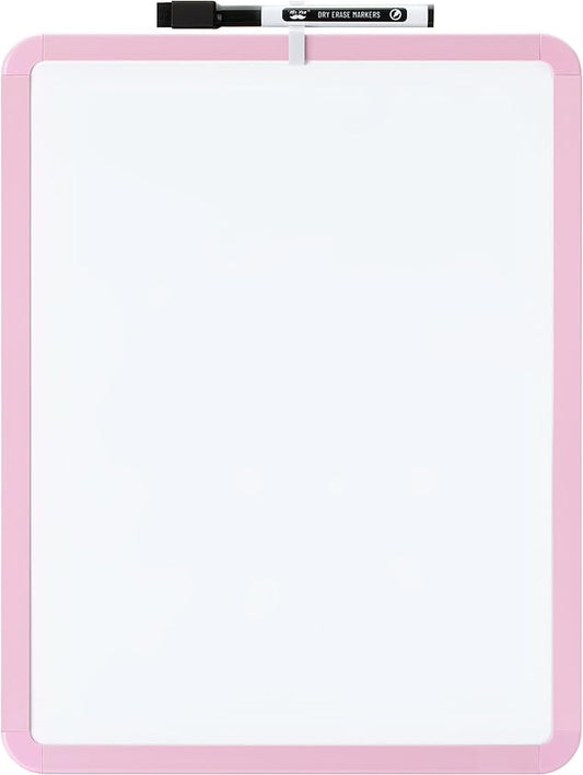 Mr. Pen- Dry Erase Board, 14” x 11” with a Black Dry Erase Marker, Pink Frame, Small White Board Dry Erase, Dry Erase Board Small Dry Erase Board, Magnetic Whiteboard, Small Whiteboard