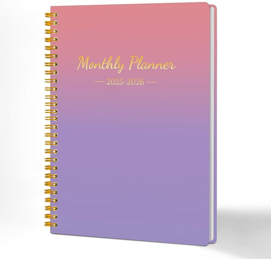 Monthly Planner 2025-2026, 2025 Calendar 24 Months Planner, JAN 2025 - DEC 2026, 7.4"x9.4", Personal Organizer with Monthly Goals, To-Do List, Habit Tracker, 24 Monthes for School Office Home Planning