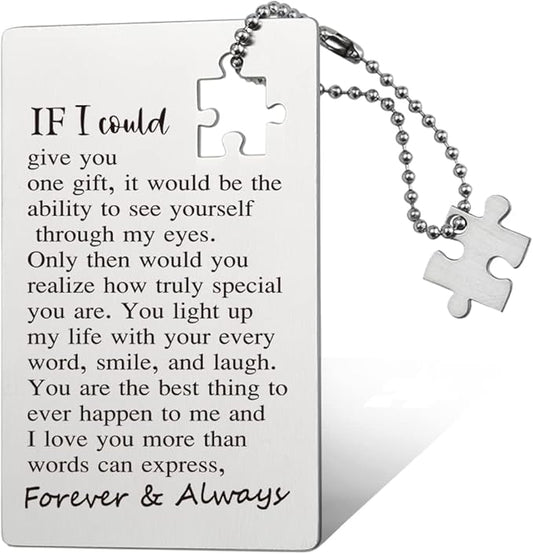 llxxeyopqdxz Wallet Inserts - Engraved Anniversary Card Gifts for Couples & Lovers