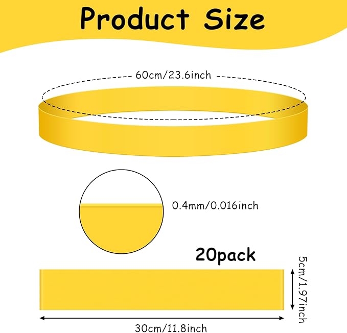 20 Pack Chair Bands for Kids with Fidgety Feet, ADHD Tools for Kids, ROOKEA Sensory Room Must Haves for Adhd Kids Fidget Chair Bands Autism Classroom Must Haves ADHD Tools for Classroom Home Chairs