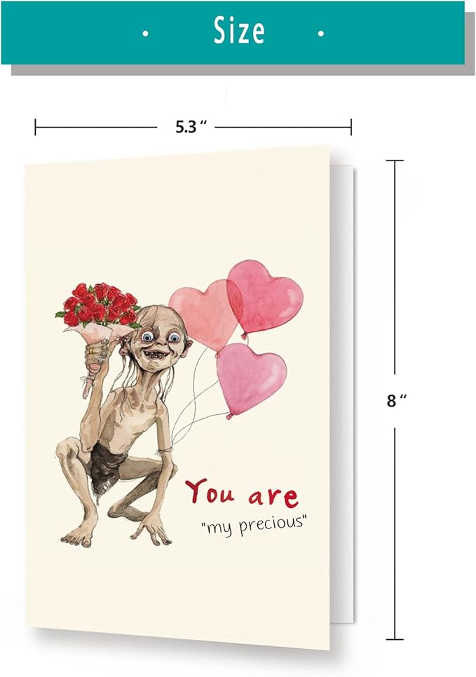 Humorous Valentine’s Anniversary Card for Wife Girlfriend, You Are My Precious Card