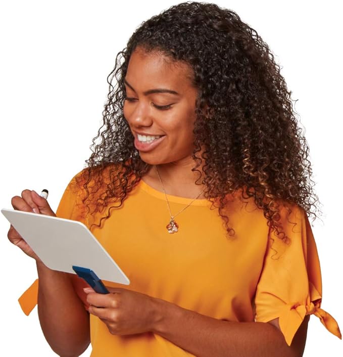 Trainers Warehouse Deluxe Whiteboards Combo Set: 30 Two-Sided Dry-Erase Answer Boards with Tote Bag & Mini Erasers | Sturdy, Easy-to-Hold & Clean, Blue Handles (5.9" x 7.75")