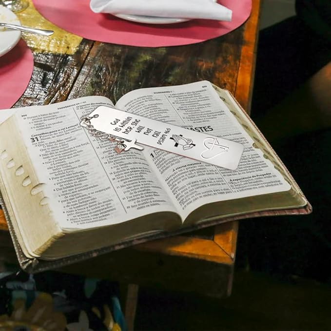 Inspirational Bookmarks Gifts for Women, Friends, Book Lover, Christian Gifts for Women, Friend, Coworker, Boys, Religious Gifts for Daughter, Son, Faith Gifts for Women, Teacher, Readers- WB72