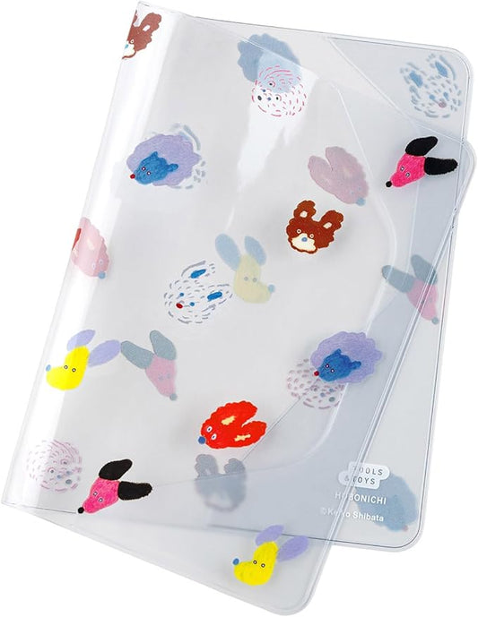 Hobonichi Techo Accessories Keiko Shibata: Cover on Cover [A6/for double covering] Dog Ears Fluttering in the Wind