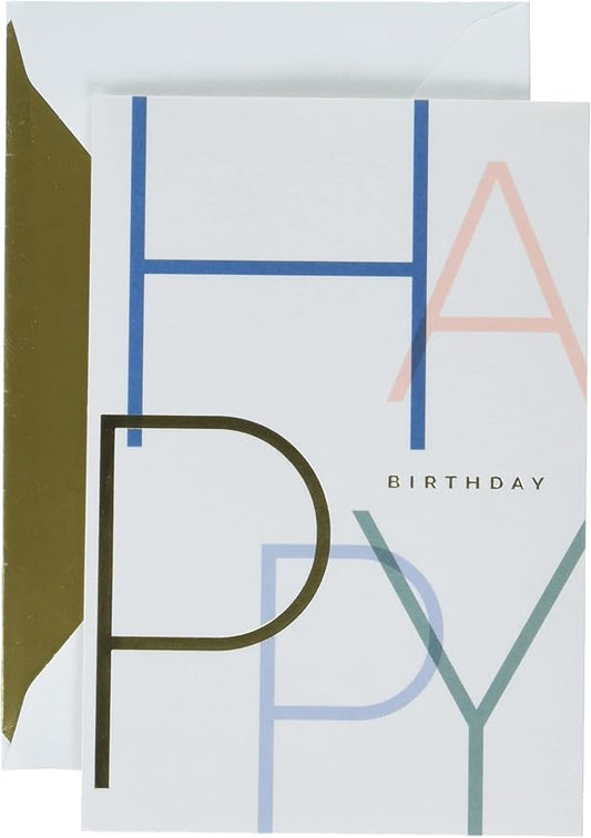 Hallmark Signature Birthday Card (Big Birthday Wishes)
