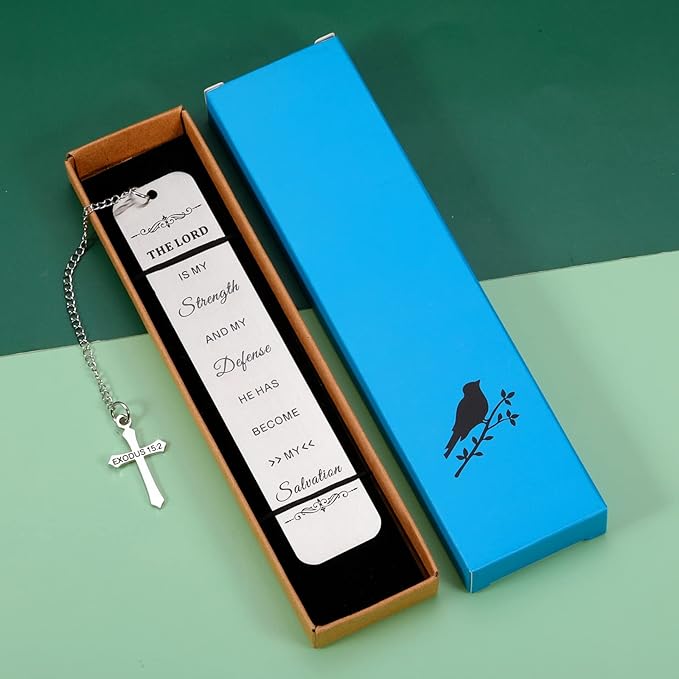 Inspirational Christian Bookmark Gifts for Women Men Bible Verse Bookmarks Book Lover Religious Gift for Girl Bookworms Birthday Easter Christmas Baptism Church Bulk Gifts