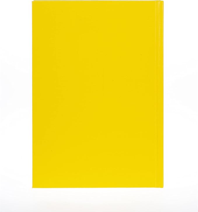Collins Essential 2025 Business Diary - A5 Day to a Page Planner with Leathergrain Hardback Cover - Yellow - ESSA51.45-25