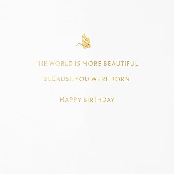 Hallmark Signature Birthday Card (Butterfly)