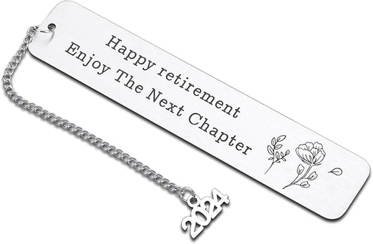 Retirement Gifts for Women Happy Retirement Bookmark Gift for Women Female Christmas Thank You Gifts for Teacher Coworker Friends Retirement Gifts for Employee Boss Leader Retirement Leaving Gift