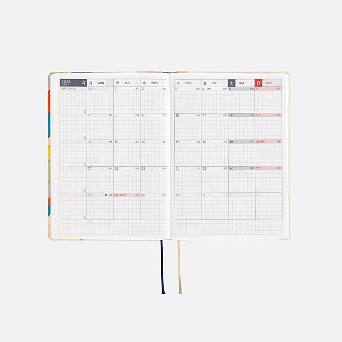 Hobonichi Techo 2025 HON [English/A6 Size/January Start/Planner] (Multi)