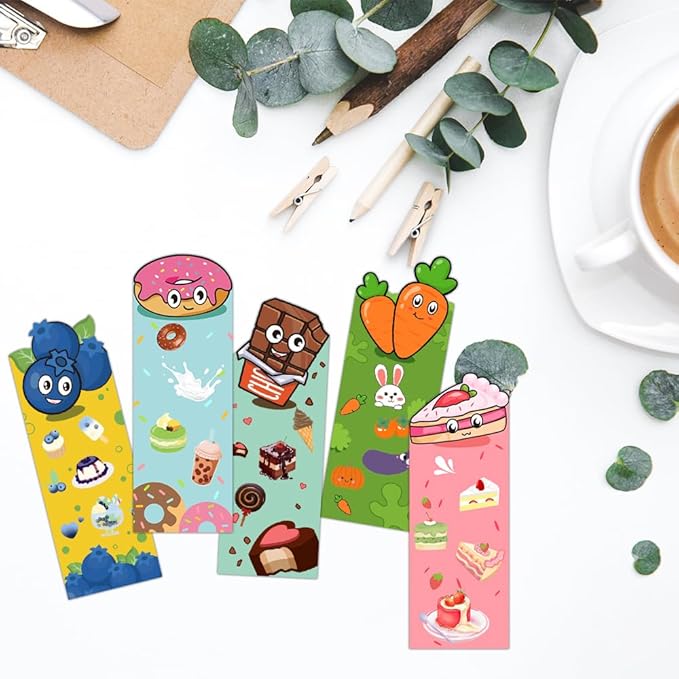 Bookmark, 36Pcs Bookmarks for Kids, Cute Bookmarks, Book Marks for Reading Kids, Kids Bookmarks, Bookmarks for Book Lovers,Book Markers, Bookmarks Bulk, Classroom Rewards, Classroom Prizes Elementary