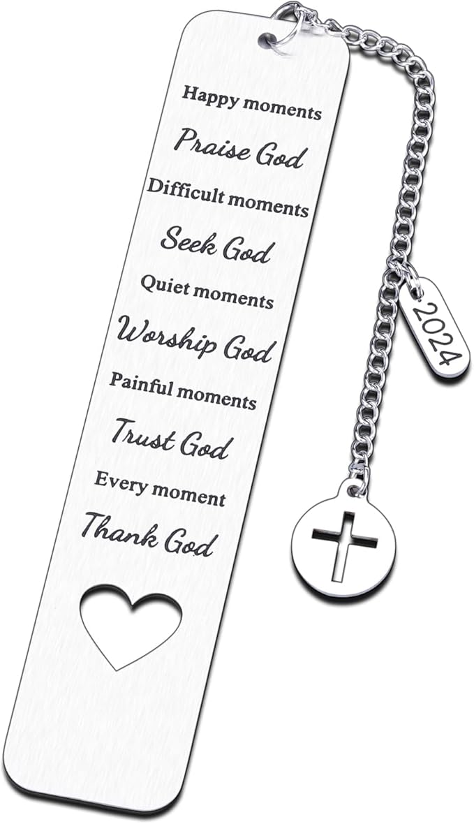Baptism Faith Based Gifts Bible Verse Bookmarks Inspirational Gifts for Women Men 2024 Christian Religious Scripture Gifts for Friend Birthday Christmas Present for Son Daughter First Communion Gifts