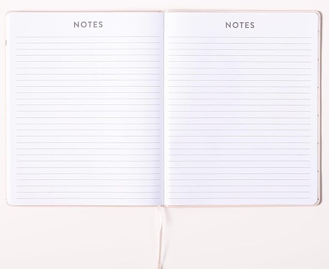 Eccolo 2025 Large Agenda Planner, 12 Month, Yearly, Monthly & Weekly Pages, Habit & Gratitude Tracker (Flexicover - 8 x 10")