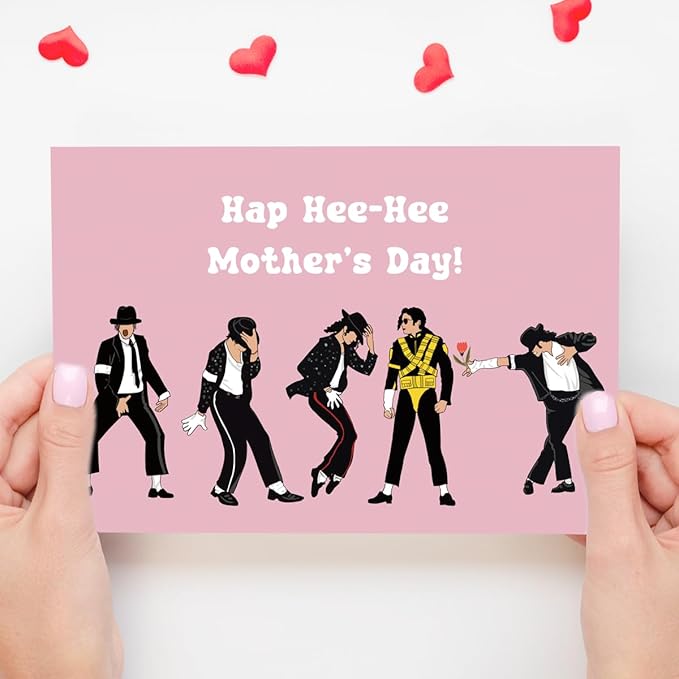 UUEFKTN Happy Mothers Day Card, Mothers Day Gift for Mom Grandma, Music Gift Merch Funny Mothers day Card from Son Daughter, Hap -Hee Hee Mothers Day