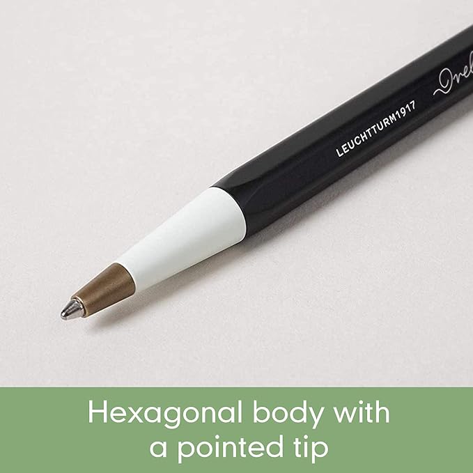 LEUCHTTURM1917 - Drehgriffel Writing Pen (Sage) - Ballpoint Pen with Royal Blue Ink Included