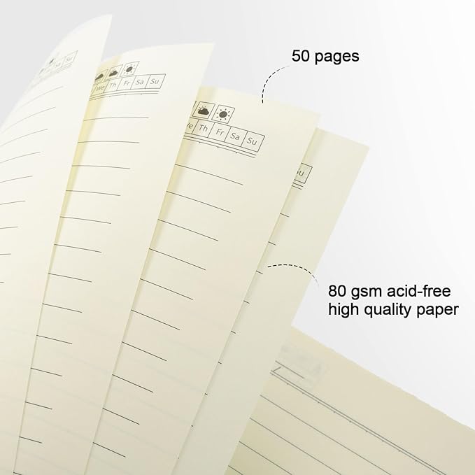 Epakh 22 Packs Spiral Notebook Hard Cover Spiral Journal, Wide Ruled Pages, 50 Sheets 100 Pages, Lined Style(Dark Green,A5)