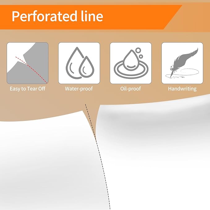 Thermal Printer Paper 8.5” x 11”, Thermal Papers, Continuous Thermal Printer Paper, Multipurpose Thermal Paper for JADENS/Itari/M08F/A40Portable Thermal Printers,100 Sheet.
