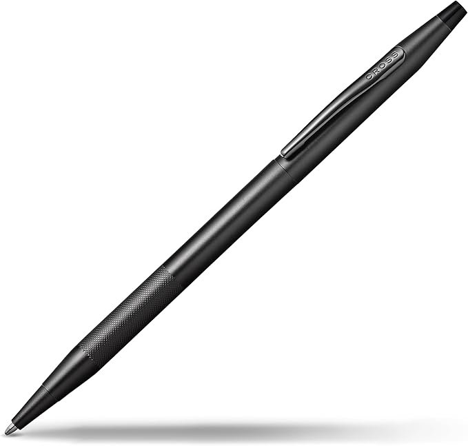 Cross Classic Century Refillable Ballpoint Pen, Medium Ballpen, Includes Premium Gift Box - Black Micro-Knurl