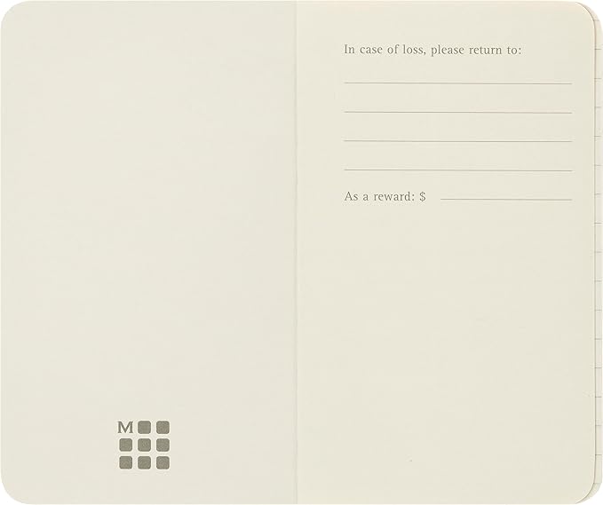 Moleskine Volant Journal, Soft Cover, XS (2.5" x 4") Ruled/Lined, Coral Orange/Aqua Blue, 56 Pages (Set of 2)