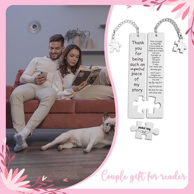Funny Bookmarks Gift for Couple, Wife, Husband, Boyfriend, Girlfriend, Romantic Book Lover Gift for Wife, Husband, Couple,Valentines Gift for Wife, Women, Husband, Men,WB119