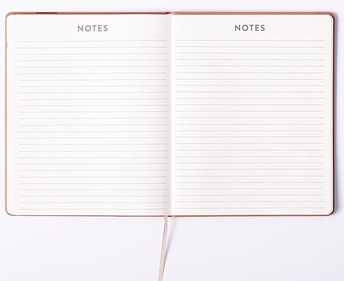 Eccolo 2025 Large Agenda Planner, 12 Month, Yearly, Monthly & Weekly Pages, Habit & Gratitude Tracker (Hardcover - 8 x 10")