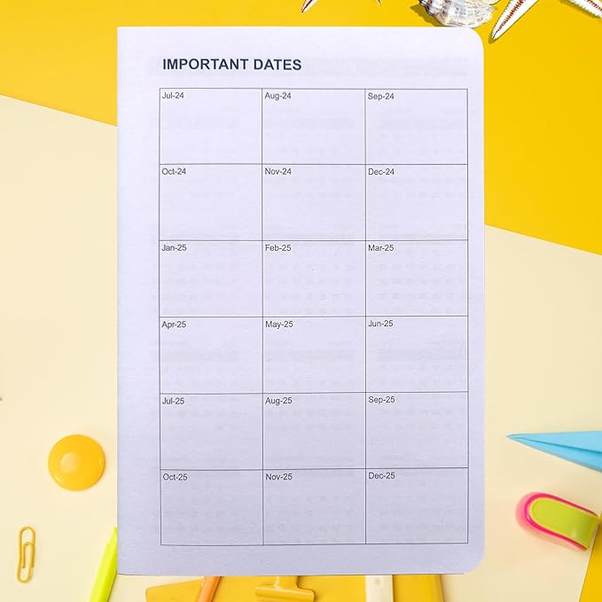 Cheneyboo Planner 2024-2025, Monthly Weekly Daily Planner 2024-2025, July 2024- December 2025,18 Month Planner,5.2"x7.5",Black