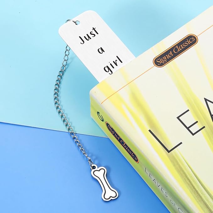 Dog Lovers Dog Mom Gifts for Women, Book Tracker, Book Marks for Reading Women, Birthday Gifts for Book Lovers Friend, Christmas Stocking Stuffers for Teen Girls, White Elephant Thanksgiving Day Gifts