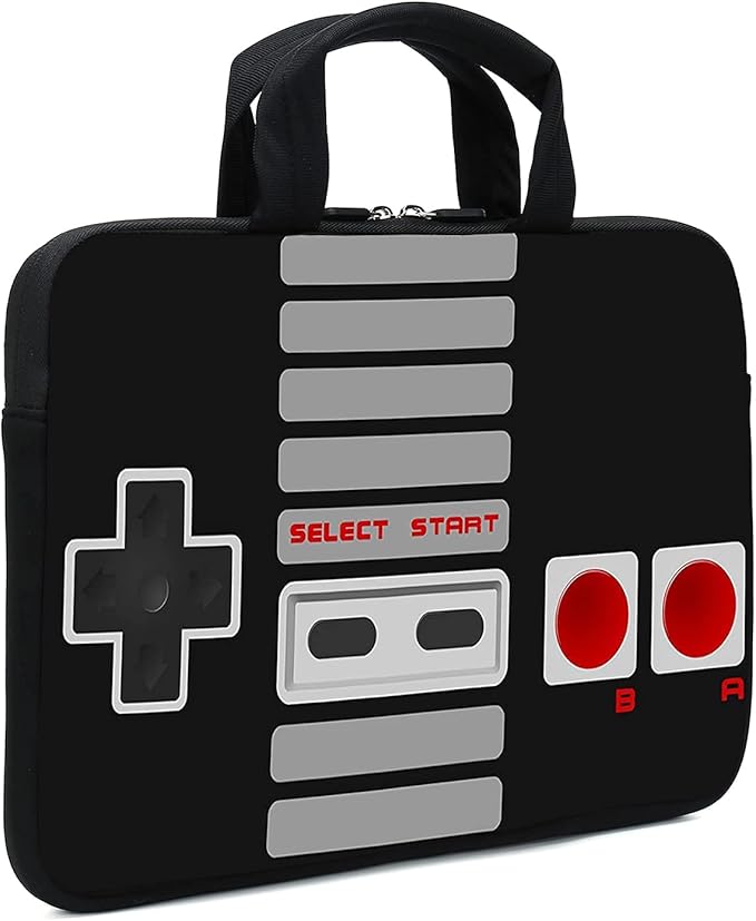 11.6 12 12.1 Inch Laptop Carrying Bag Protective Chromebook Case Pouch Netbook Notebook Ultrabook Bag Tablet Sleeve Cover Travel Briefcase with Handle for Men Women (Game)